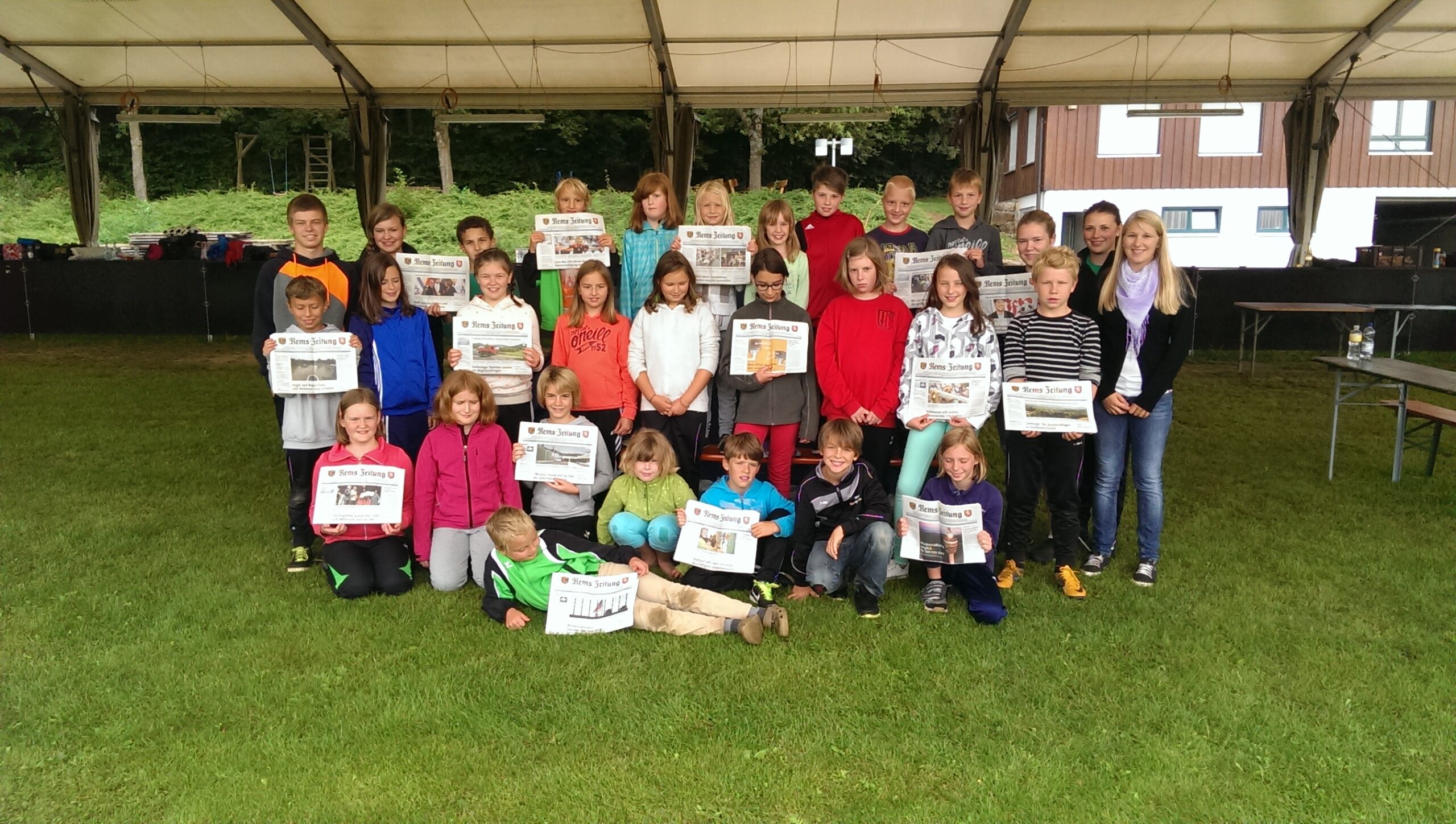 Gruppenfoto Kinderferienprogramm 2013