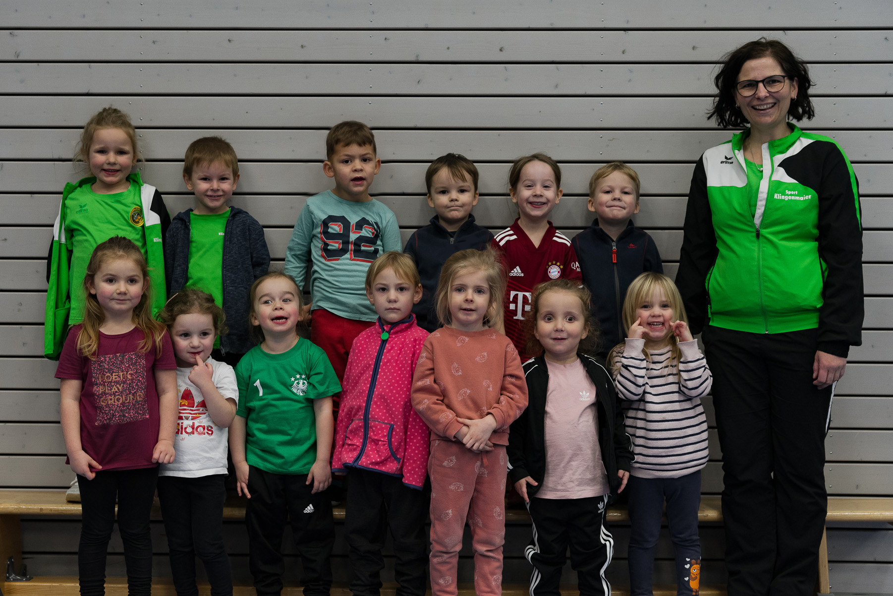Gruppenfoto Kinderturnen Minis 2023