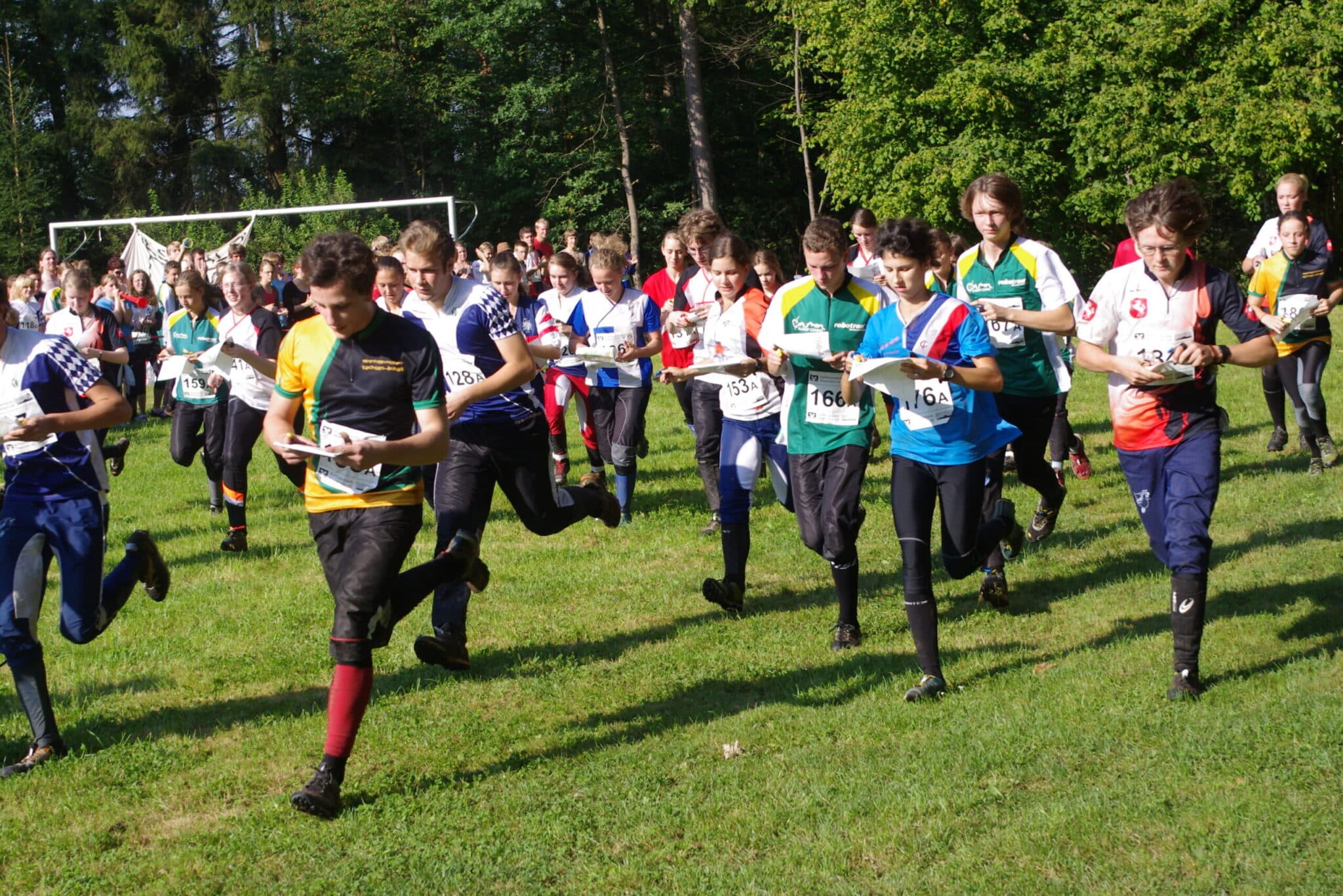 Massenstart Orientierungslauf